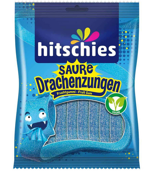 Hitschies Langues de Dragon Acidulées Bleues (1 sachet)