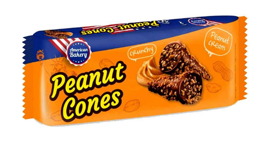 Gaufres Peanut Cones American Bakery
