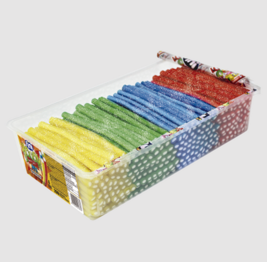 Bâtonnets Booom Fourrés Acidulés Multifruits  – Lot de 4
