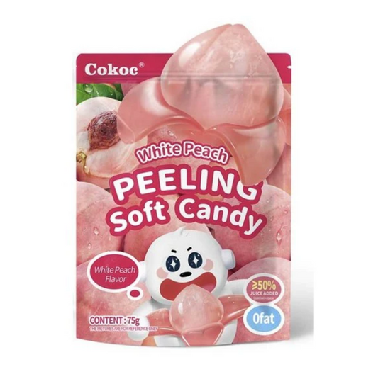 Bonbons à Éplucher – Peeling Soft Candy Pêche Blanche | Tendance TikTok