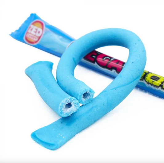 Mega Sour Gum Zed Candy – Chewing-gum extra acide à la framboise (unité)