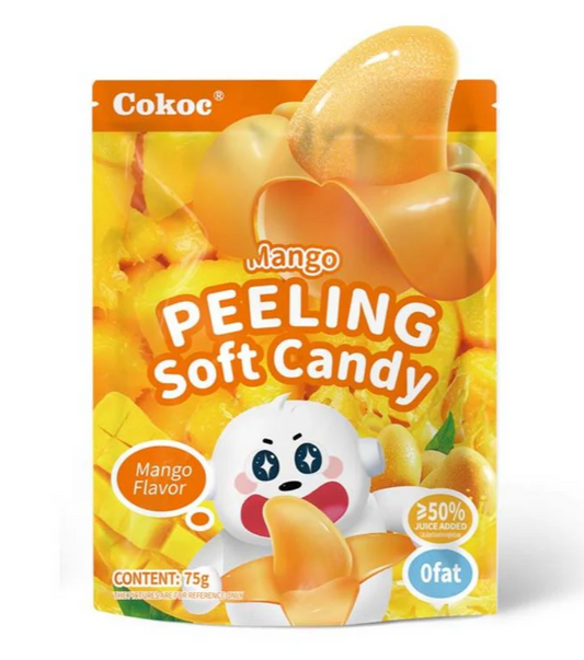 Bonbons à Éplucher – Peeling Soft Candy Mangue | Tendance TikTok
