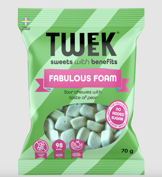 🍐 Tweek Foam Fever – Saveur Poire 🇸🇪 Bonbons Suédois