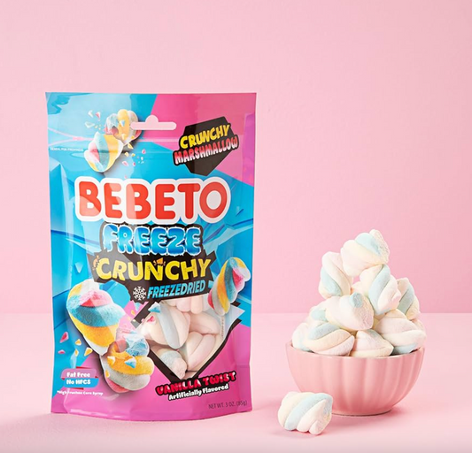 Bebeto Freeze Crunchy Marshmallow – Guimauves lyophilisées croquantes