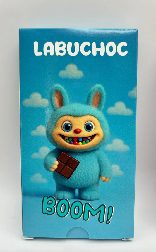 💙 LABUCHOC – Tablette de Chocolat bleu à la crème de noisette & sucre pétillant 🌰✨
