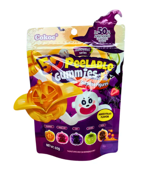 🎃 Cokoc 5D Peelable Gummies Halloween – Bonbons gélifiés à peler
