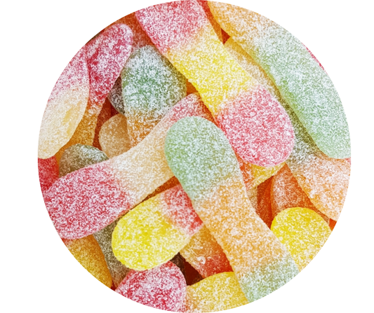 Langues XXL Bicolores Fruits (100gr)