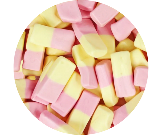 🍬 Squashies Rhubarbe & Crème Anglaise (100gr) 🇬🇧