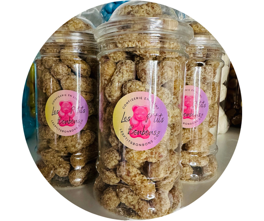Cacahuètes Feuilletées avec Bonbonnière (350gr)
