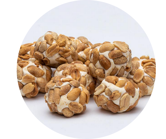 Boulettes de Nougat aux Cacahuètes (100gr)