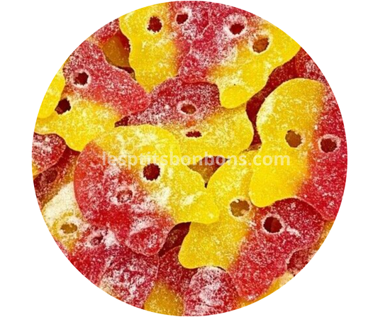 Bubs Crânes Framboise Citron Acidulés (100g) - Bonbons Suèdois
