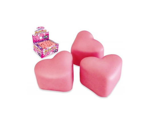 Guimauves Coeur Fraise enrobé de Chocolat Fraise (lot de 5)