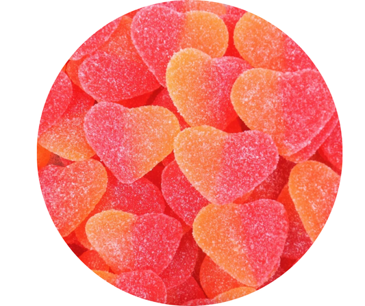 Coeurs Pêche (100gr)