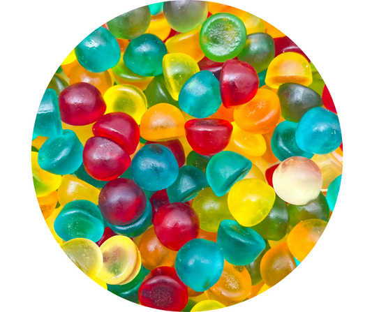 🍬Gommes aux Fruits  Bonbons Gélifiés Jelly Stick –  (Halal, 100g)