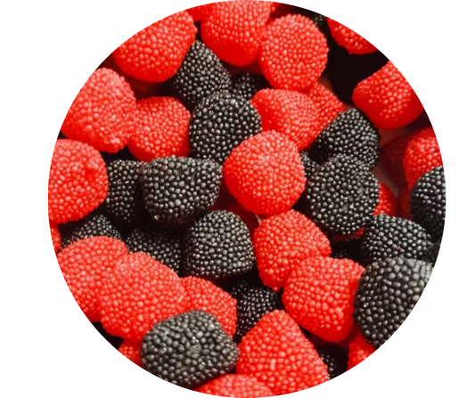 Mûres Perlées Rouges & Noires (100gr)