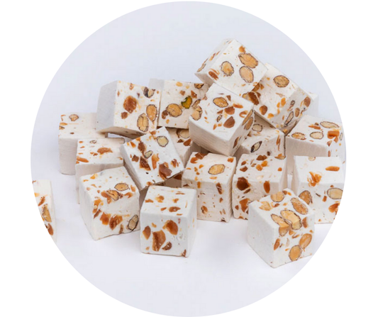 Nougat Amandes Caramel Beurre Salé (5 Gros Cubes)