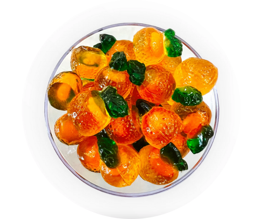🍊 Bonbons 4D -  Orange 3D – Fruité & Juteux (100g)