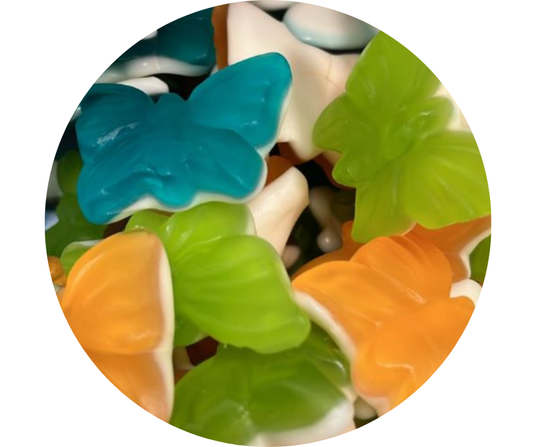 🍬 Papillons Gummy (100g) - Pedro