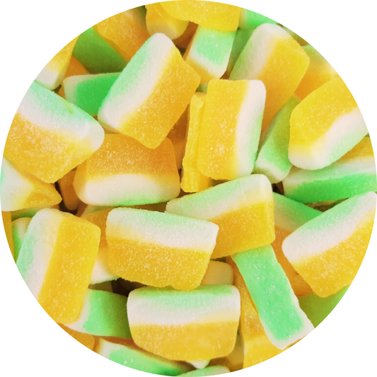Tranches de Piña Colada Ananas Noix de Coco Acidulés (100 gr)
