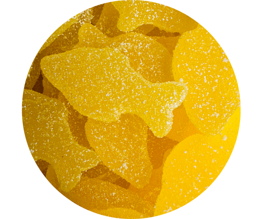 🍋 Poissons Fizz Lutti – Bonbons Gélifiés Extra-Acides au Citron (100gr)