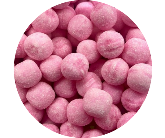 🍓 Rocket Ball Fraise – Bonbons acidulés à cœur poudre – Frisia (x10)