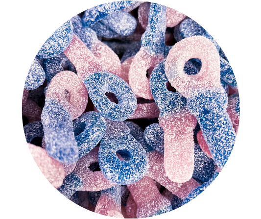 Tétines Bubble-Gum Acidulées (100gr)