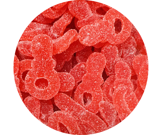 Tétines Rouges à la Fraise (100gr)